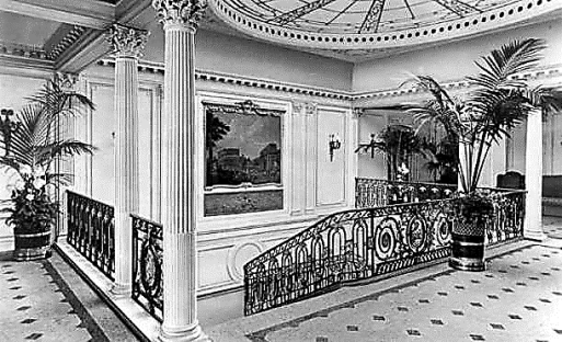 RMS Aquitania First Class Lobby