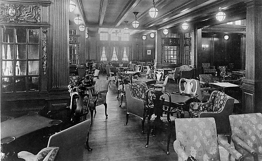 RMS Aquitania First Class Smoking Room