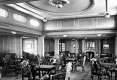 RMS Aquitania Second Smoking Room
