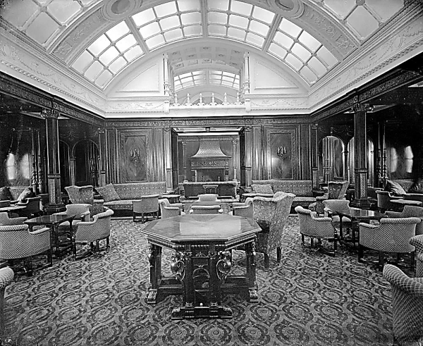 RMS Mauretania First Class Smoking Room