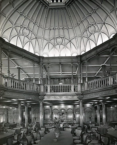 RMS Mauretania First Class Dining Saloon